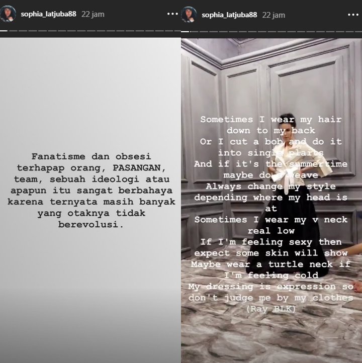 Postingan Sophia Latjuba