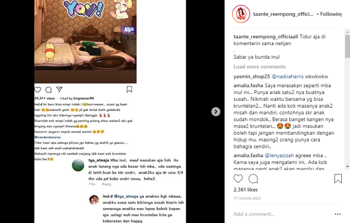 Inul Daratista Dikomplain Warganet tentang Putranya