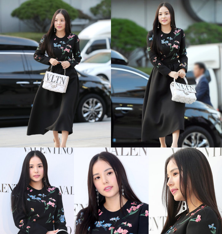 Tampil Perdana di Depan Publik Sejak Nikah, Min Hyo Rin Dipuji Makin Cantik