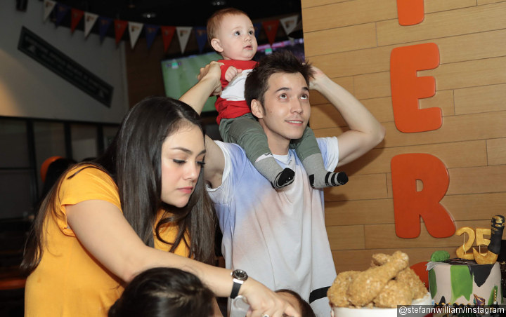 Tampan Mirip Bule Italia, Lucunya Putra Kecil Stefan William dan Celine Belajar Bilang 'Daddy'