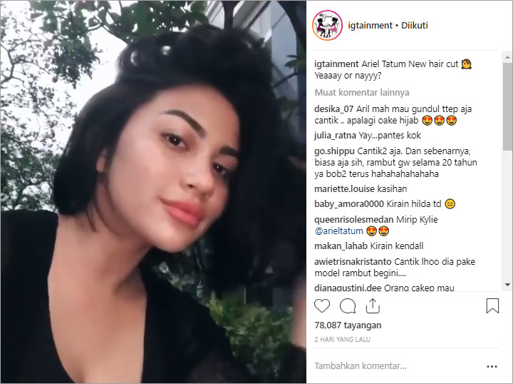 Super Cantik Usai Ganti Gaya Rambut, Ariel Tatum Dipuji Mirip Kylie Jenner