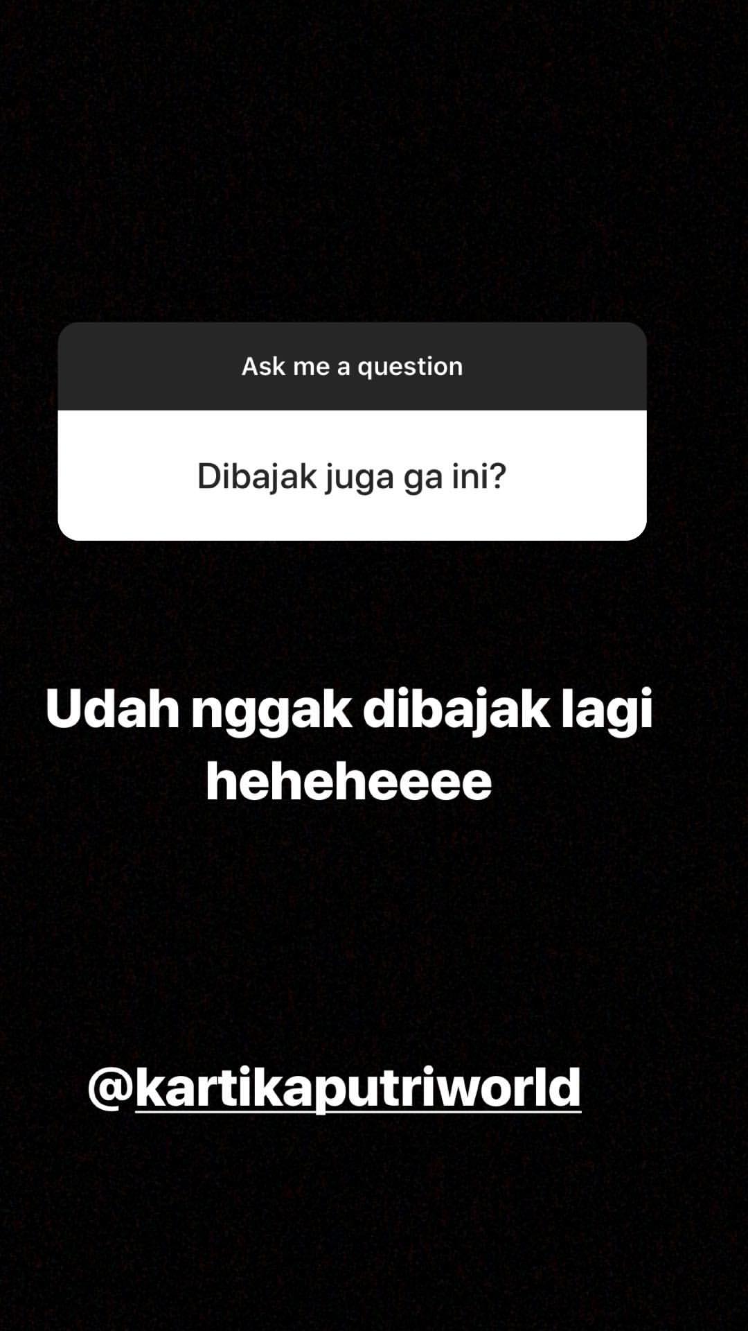 Reaksi Habib Pasca Ponsel Dibajak Kartika Putri