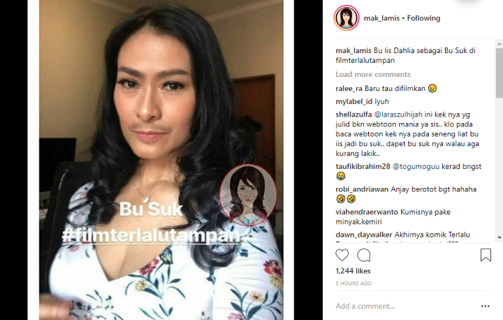 Iis Dahlia Sebagai Bu Suk