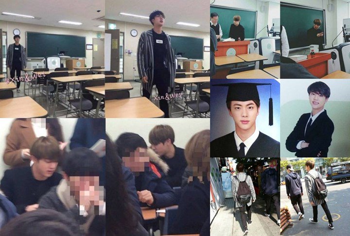 Foto Lawas Jin BTS Kuliah