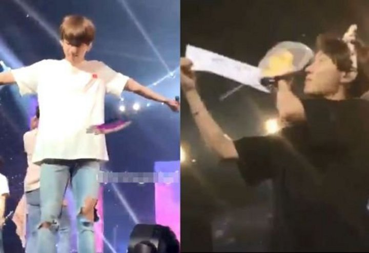 BTS Dilempar Barang-Barang Fans di Panggung Konser, Netter Geram