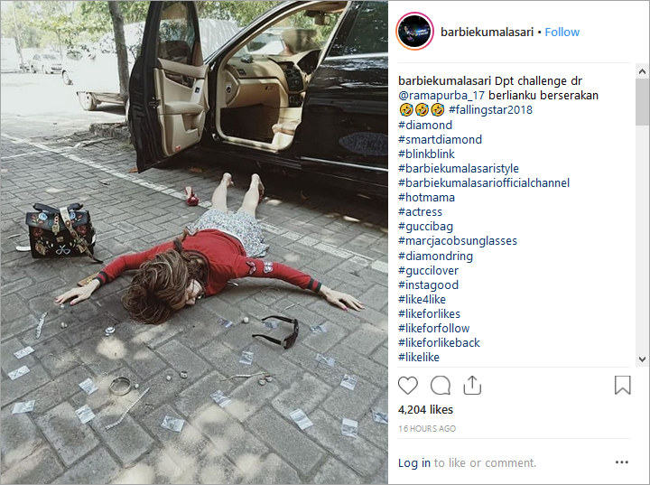 Barbie Kumalasari Falling Stars Challenge Paling Mewah