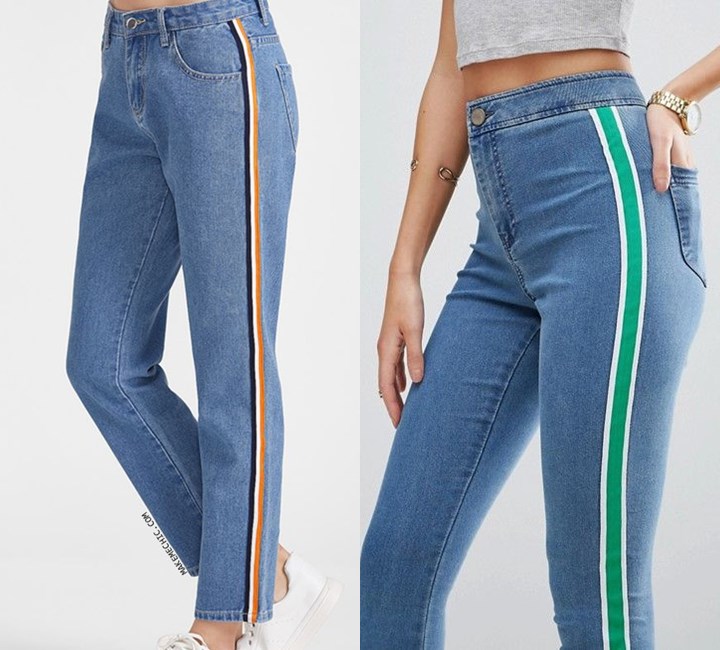 Stripe Boyfriend Jeans yang Bikin Kalian Enggak bosan