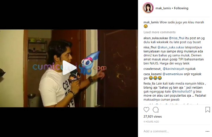 Pintu Rusak Korban Cekcok Kriss Hatta dan Hilda Vitria
