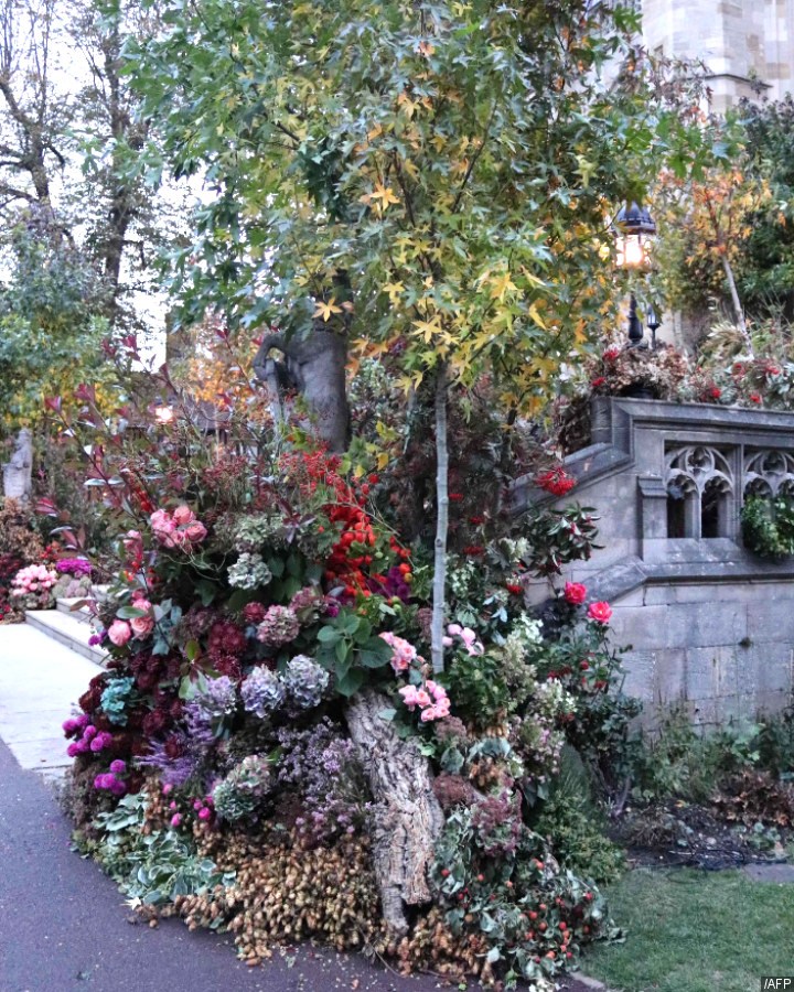 Rangkaian Bunga di Kastil Windsor
