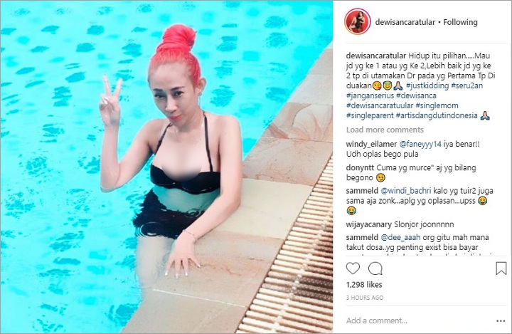 Dewi Sanca ingin jadi yang kedua