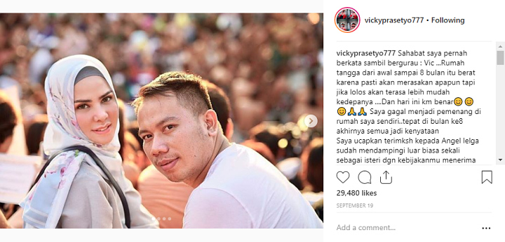 Angel Lelga Minta Vicky Prasetyo Keluar Rumah