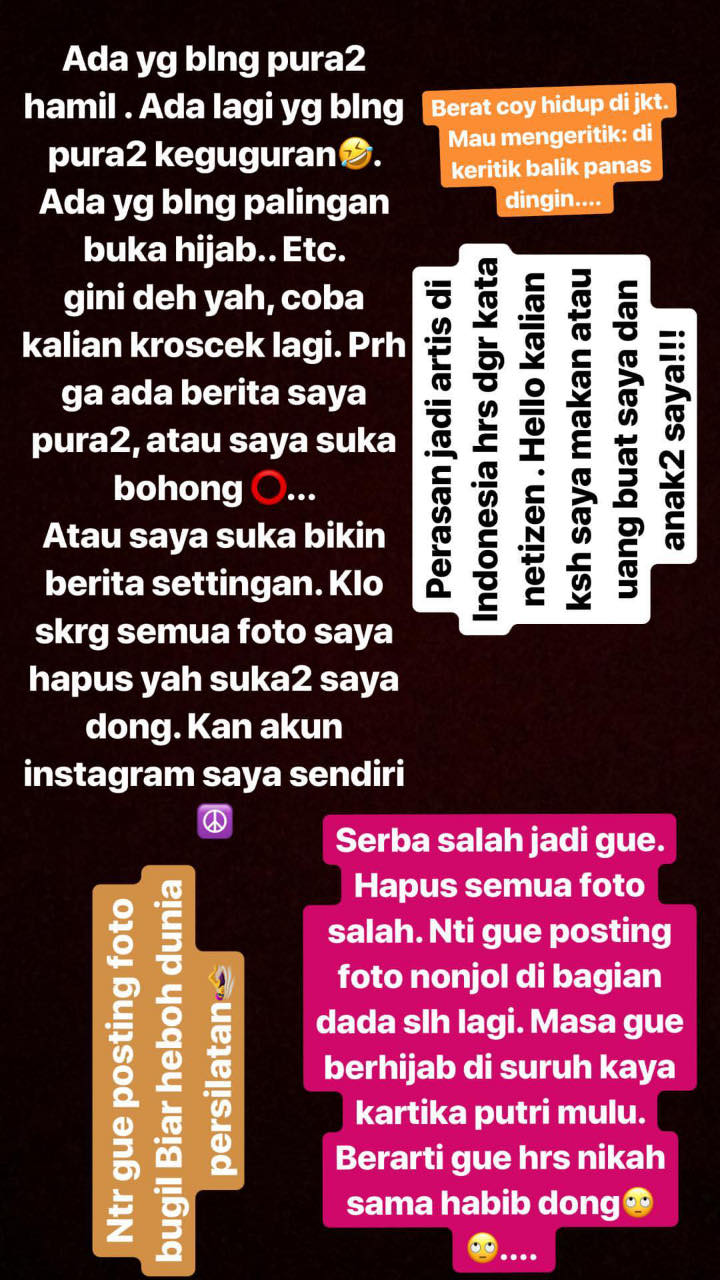 Hapus Semua Foto Instagram Disindir Cuma Cari Sensasi, Nikita Mirzani: Suka-Suka Saya Dong