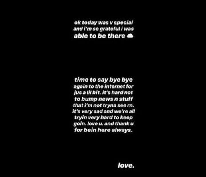 AR\\riana hiatus dari media sosial