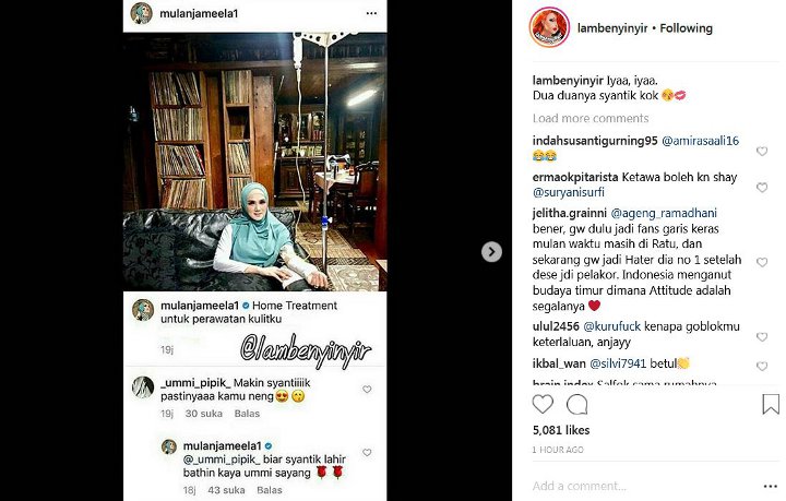 Mulan Jameela-Umi Pipik Berbalas Pujian, Netter Seret Julukan Pelakor Saling Dukung