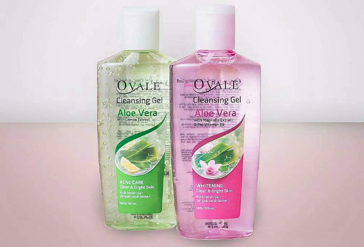 Bersihkan Waja Dengan Ovale Cleansing Gel Aloe Vera with Lemon Extract 