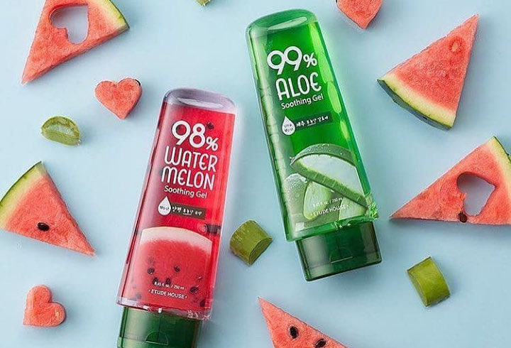 Lembapkan Wajah dengan Etude House 99% Aloe Soothing Gel