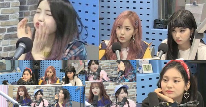 Ekspresi Kocak Member G-Friend Saat Lihat Sowon Lakukan Aegyo