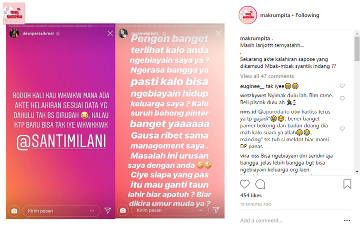 Dewi Persik dan Ponakan Masih Saling Sindir