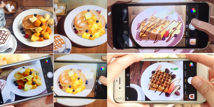 Pancake dan Waffle dari Film 'Your Name'