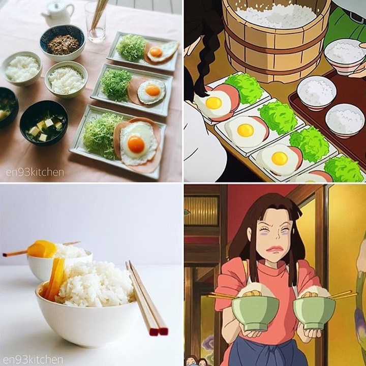 Telur, Ham dan Sup Miso di Film 'Spirited Away'