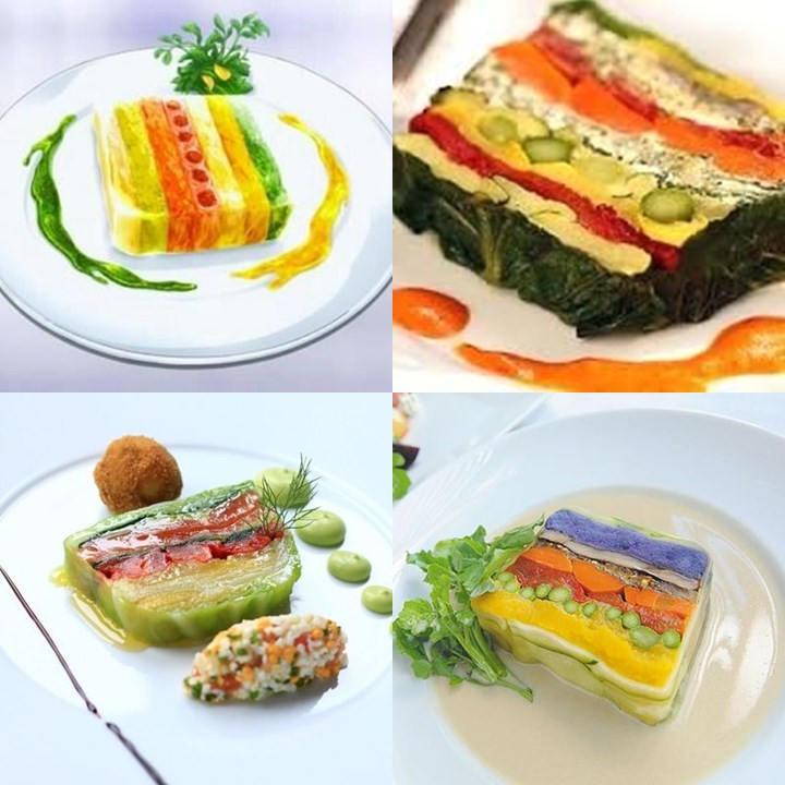 Rainbow Terrine dari 'Shokugeki No Souma' 