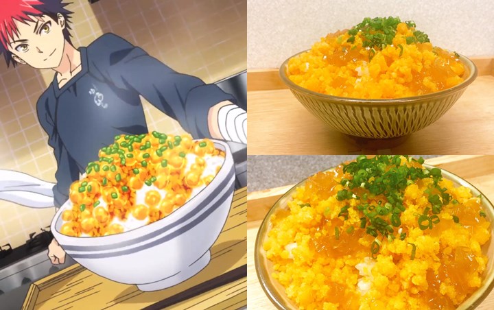 Hidangan Furikake Gohan dari 'Shokugeki No Souma' 