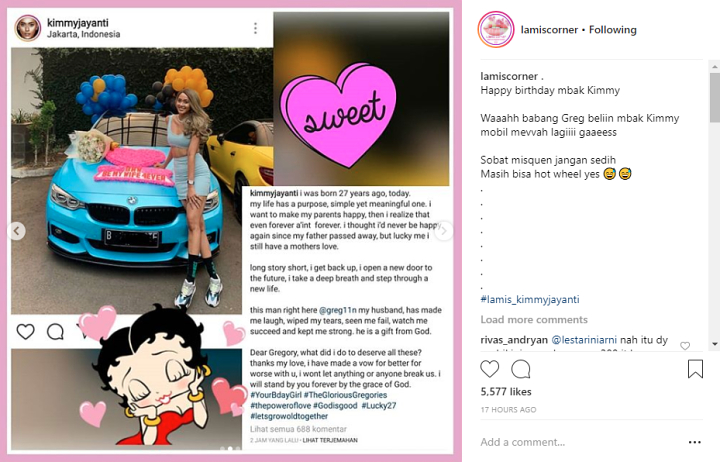 Mobil Mewah Kimmy Jayanti