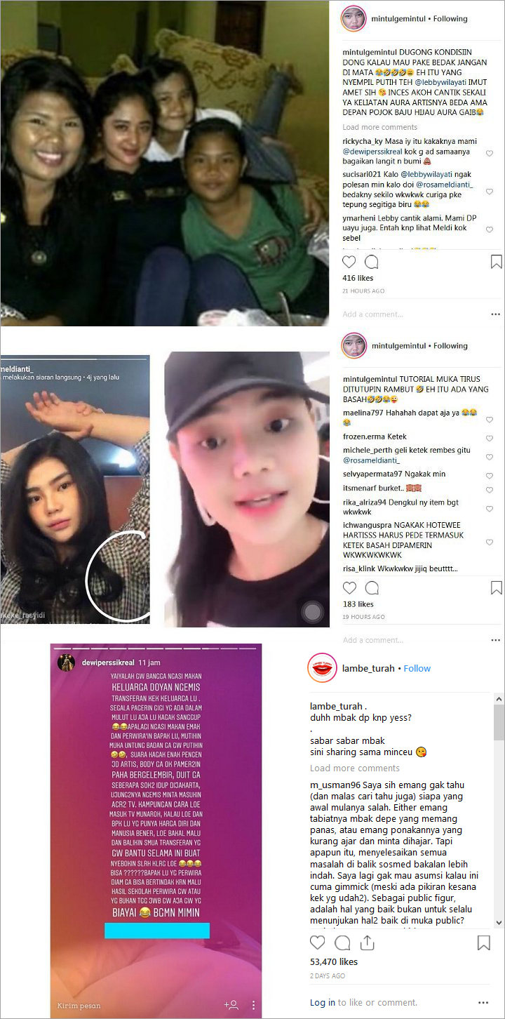 Dewi Persik Sindir Keponakan