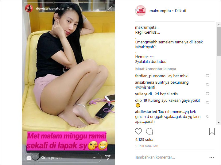 Dewi Sanca Umbar Paha Belang