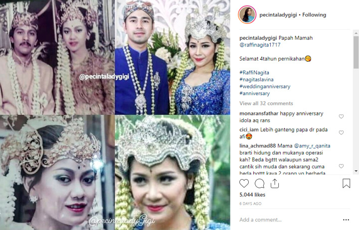 Wajah Ibunda Raffi Ahmad Di Foto Lawas
