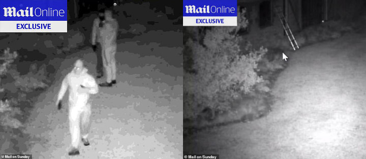 Rekaman CCTV pencurian di rumah David