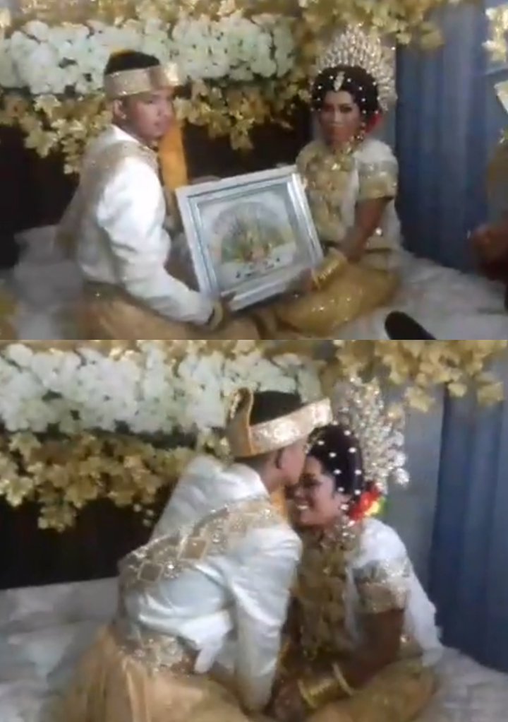 Evi Masamba Nikah Dihadiahi Ciuman Pertama