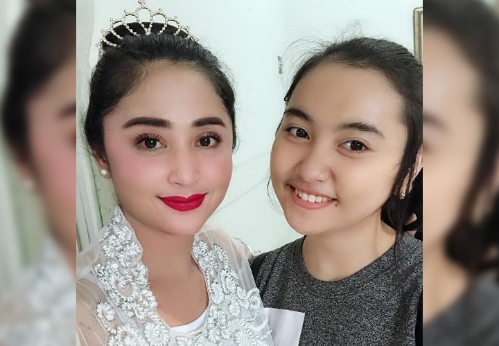 Dewi Persik Syuting FTV Bareng Lebby Wilayati