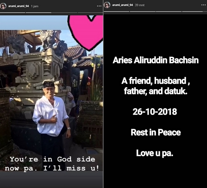 Kesedihan Arumi Bachsin