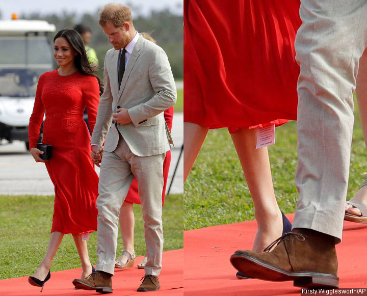 Label gaun Meghan