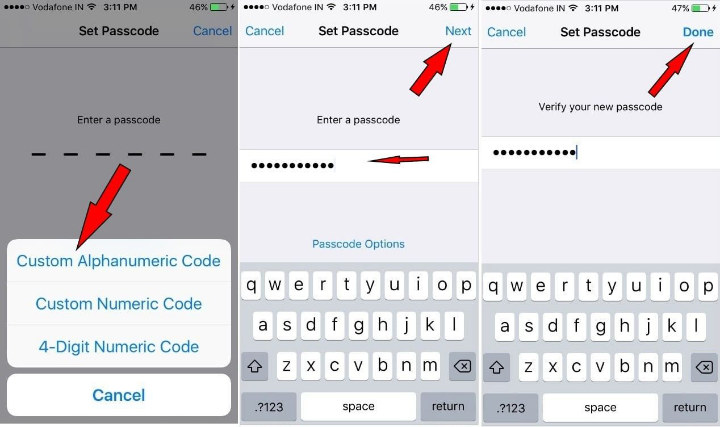 iPhone Memiliki Kode Akses Berupa Alfanumerik
