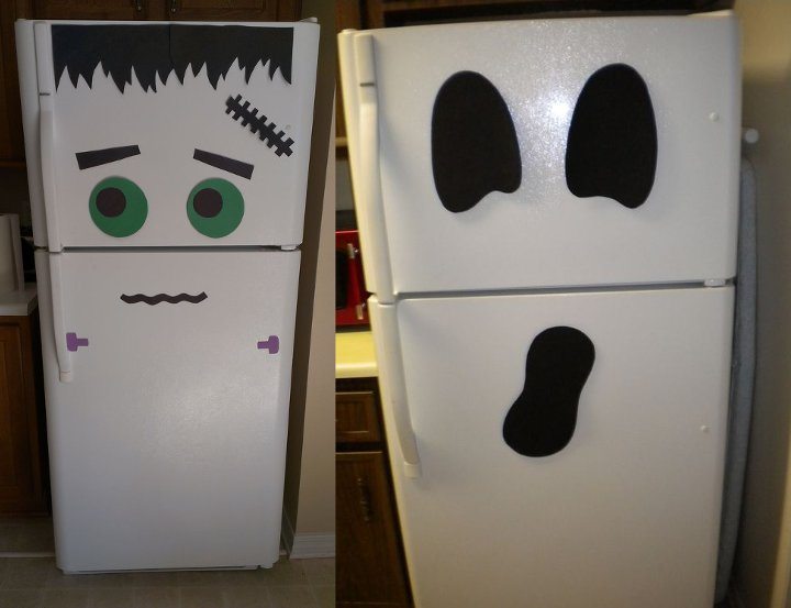 Kulkas Bisa Dijadikan Dekorasi Halloween Juga
