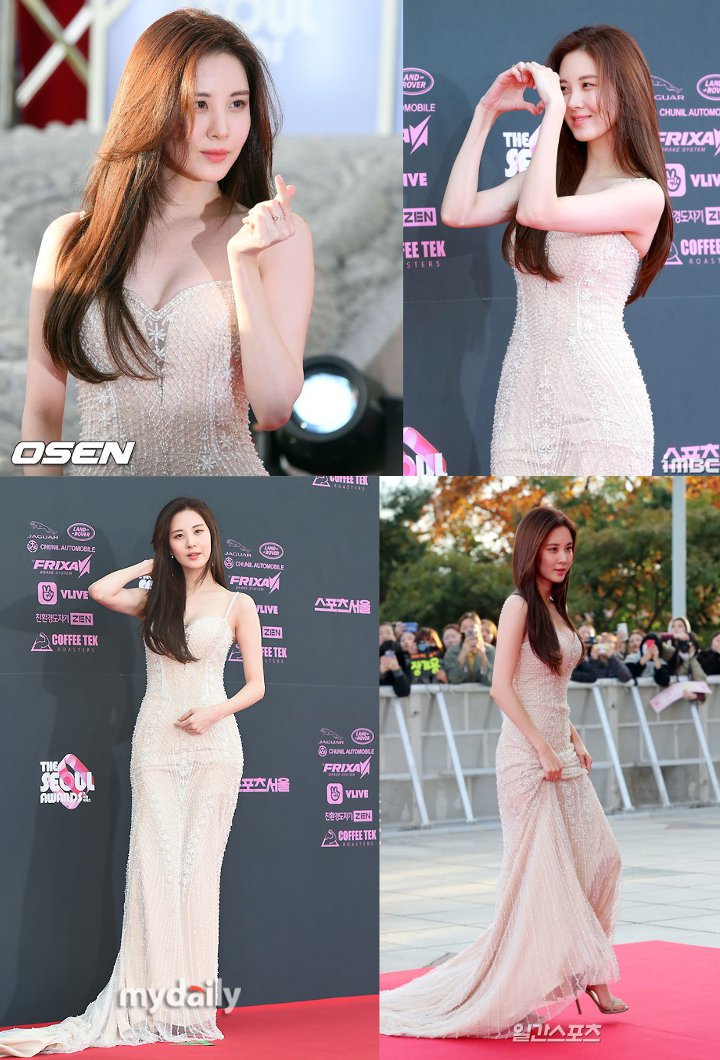 Seohyun di Red Carpet The Seoul Awards 2018
