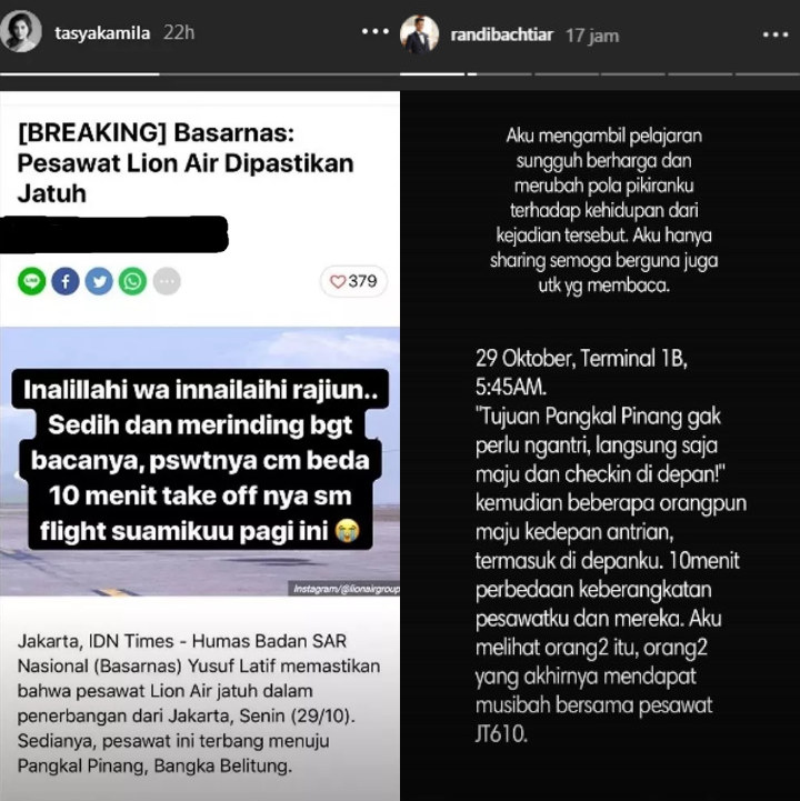 Tasya Kamila Merinding, Randi Bachtiar Berbagi Kisah Menegangkan