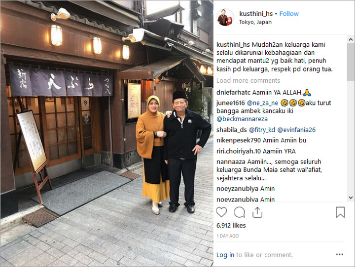 Ibunda Puji Suami Baru Maia