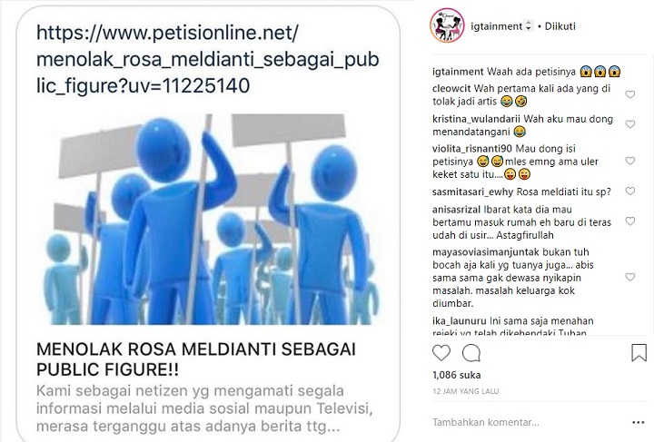 Petisi Tolak Keponakan Dewi Persik Jadi Artis