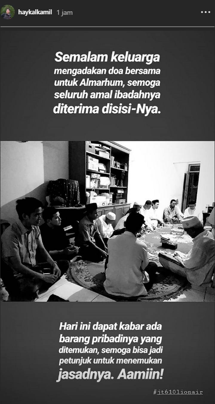 Doa Bersama Haykal dan Keluarga