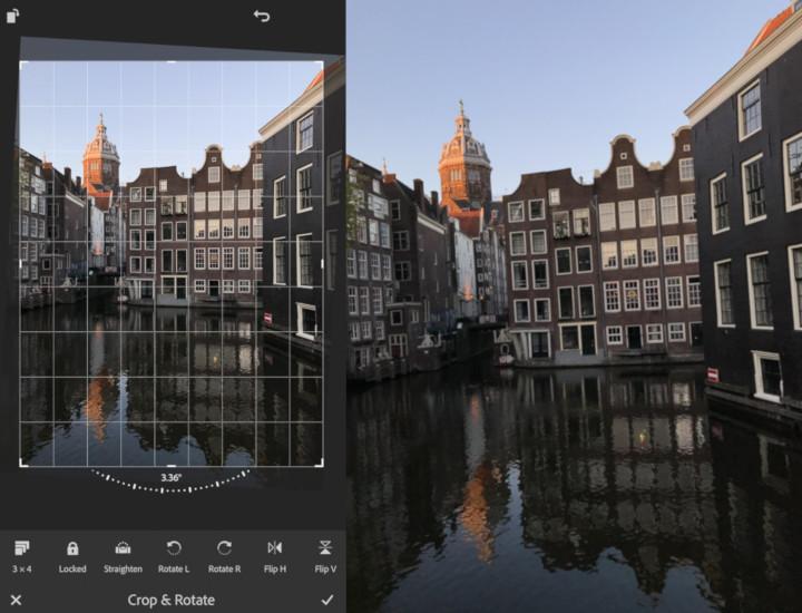Luruskan Foto yang Miring dengan Leveling