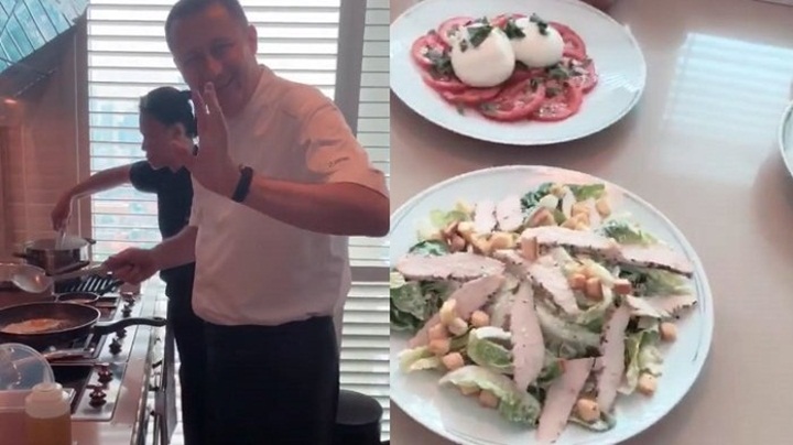 Maia Makan Dilayani Chef