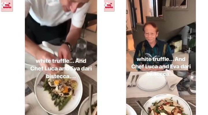 Ekspresi Bahagia Ayah Maia Undang Chef