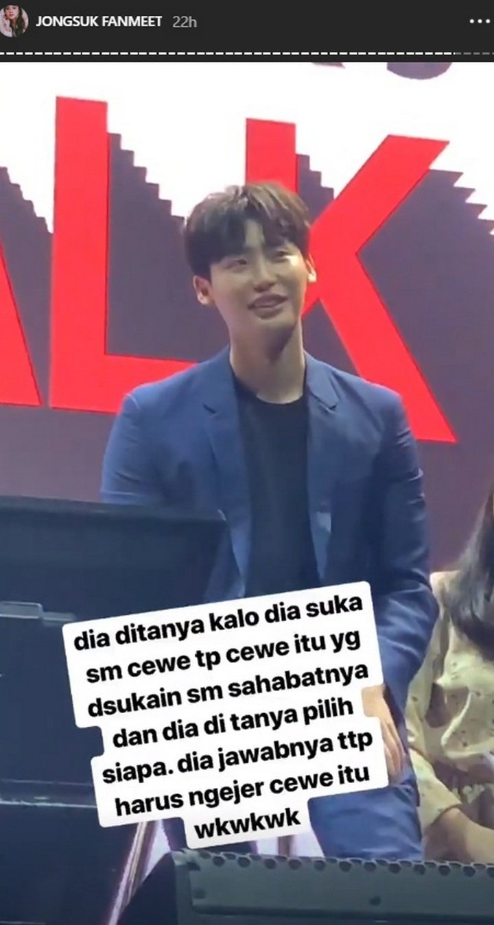 Lagi, Lee Jong Suk Beri Pengakuan Tak Disangka-Sangka