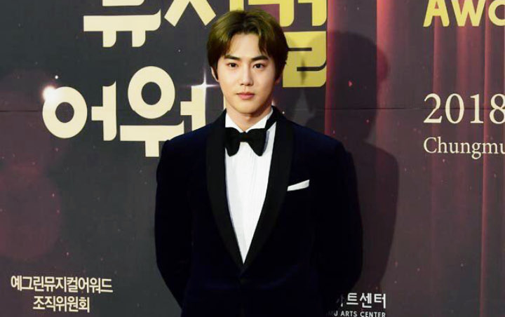 Suho Raih Penghargaan Popularitas di Yegreen Musical Awards Berkat EXO?