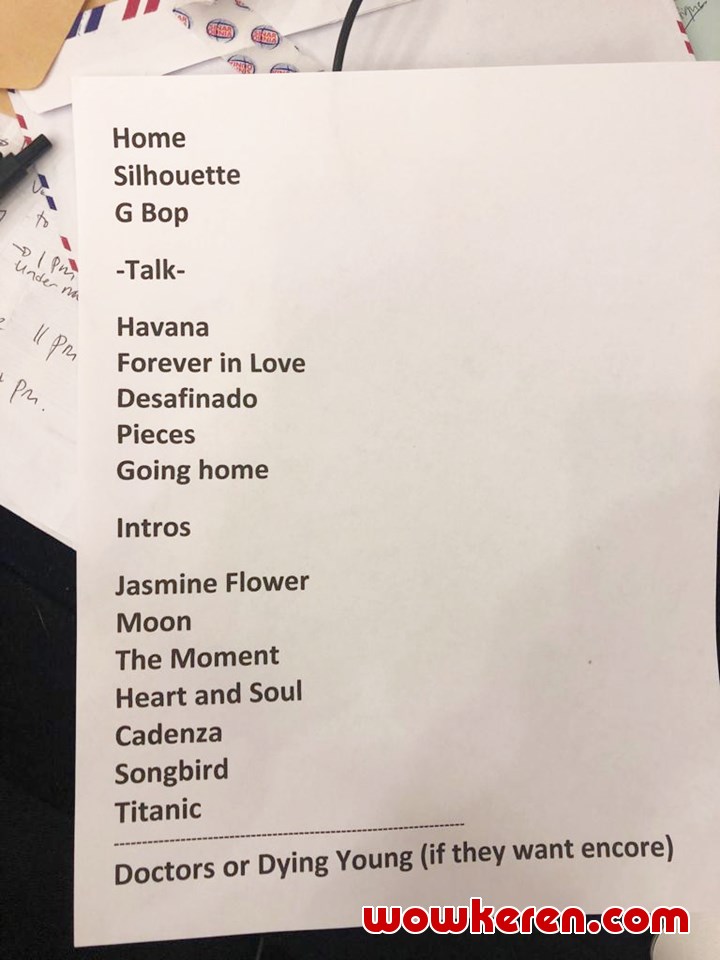 daftar set list konser kenny g di the kasablanka