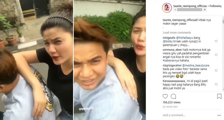 Billly Syahputra dan HIlda Vitria
