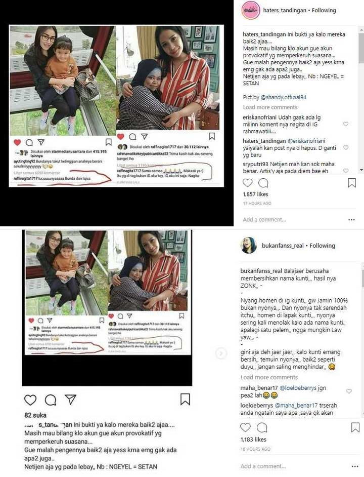 Nagita Diduga Baikan dengan Ayu Ting Ting